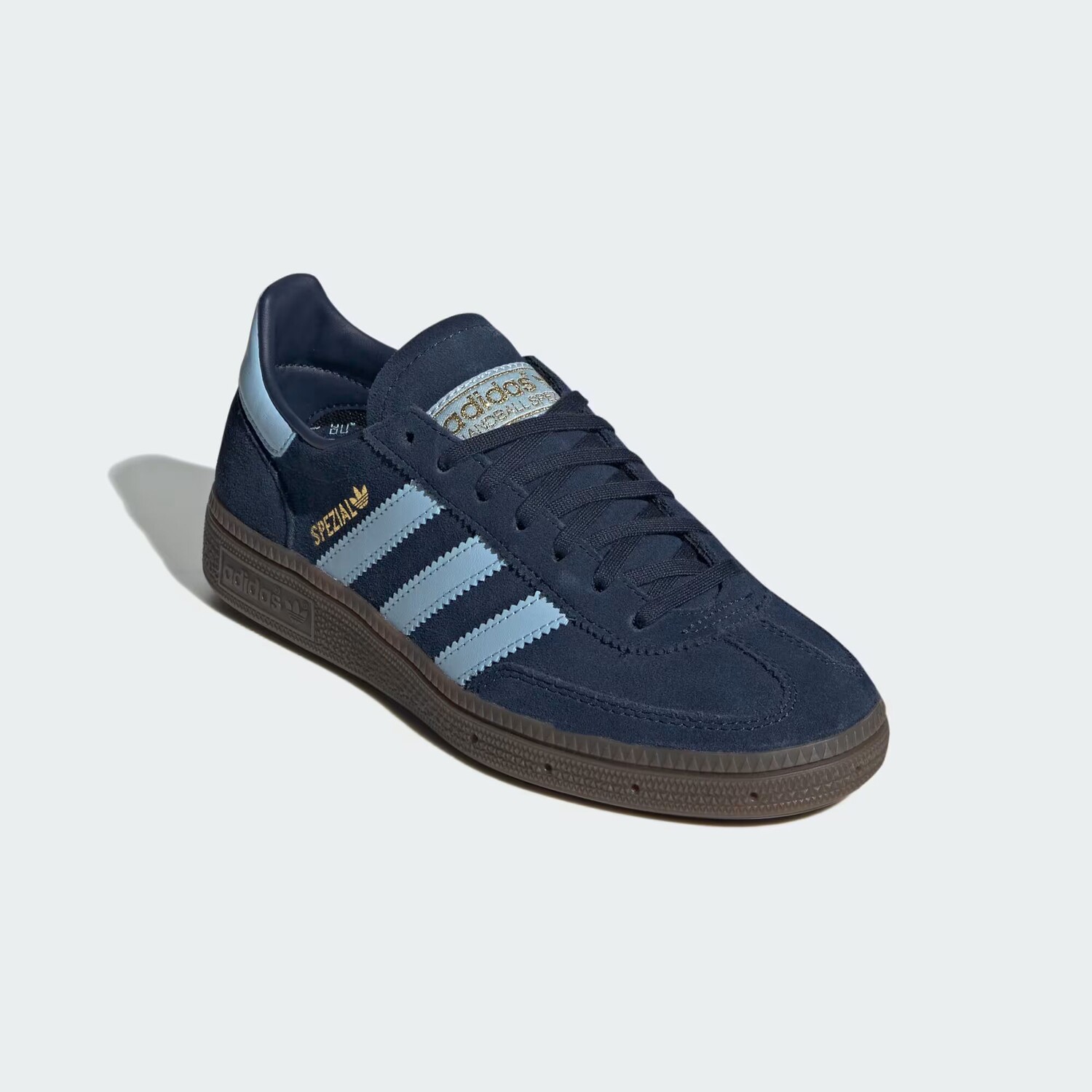 Кроссовки для гандбола, Детские Adidas, Collegiate Navy/Clear Sky/Gum — фото 4
