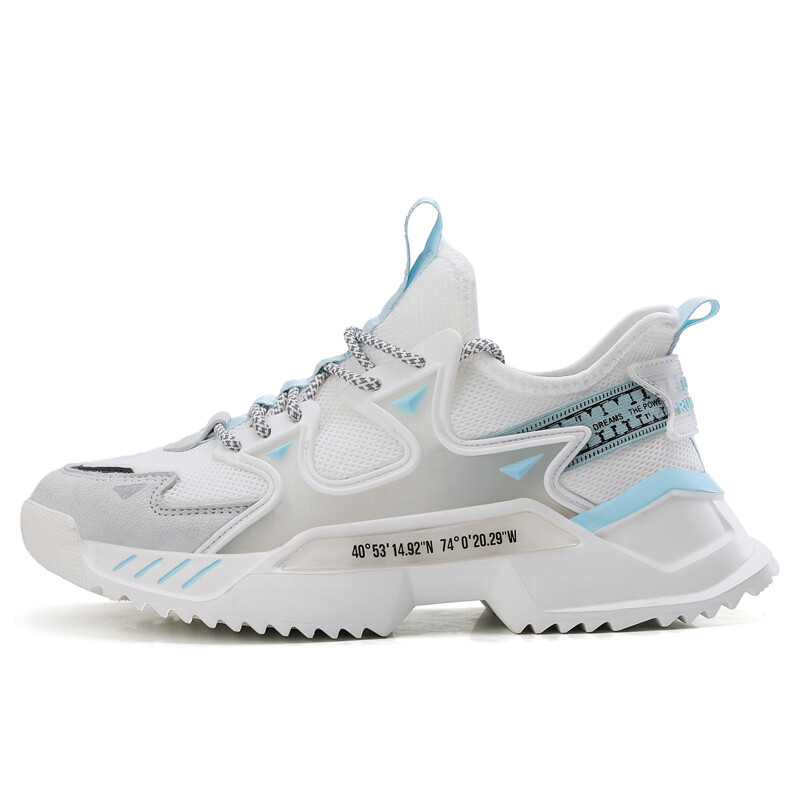 

Кроссовки Victoria Angel VIDORY ANGEL Lifestyle Shoes Men Low-top Grey/light Blue/black, белый/синий
