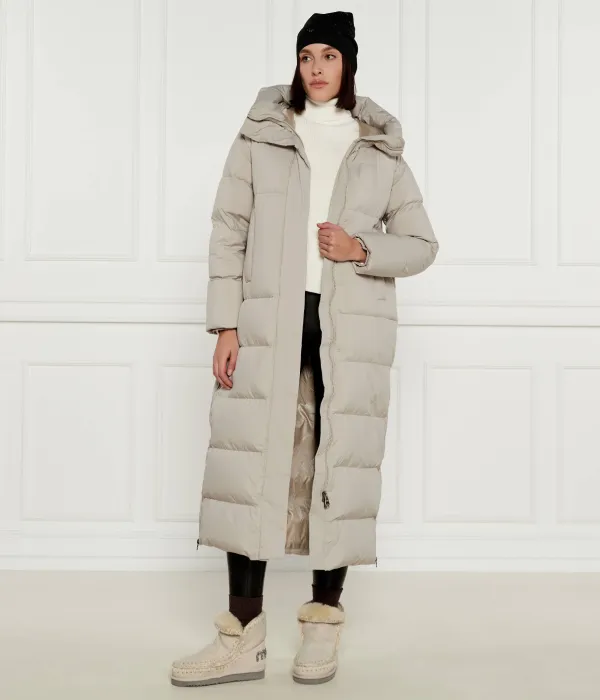 Кожаные зимние ботинки eskimo 18 с блестящим логотипом Mou, белый — фото 2