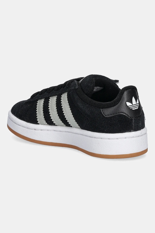 Детские замшевые кроссовки Campus 00s с LED-подсветкой Adidas Originals, черный — фото 3