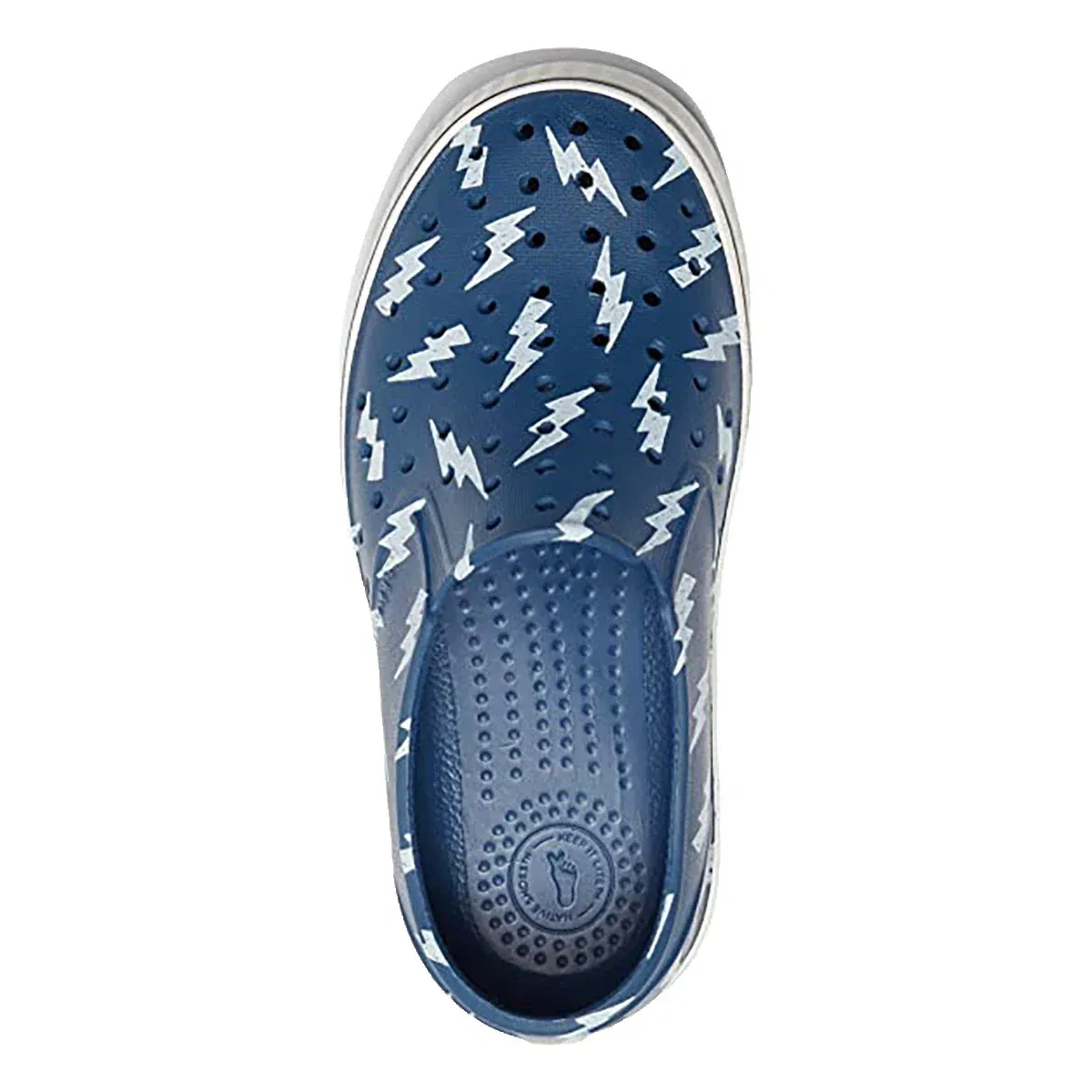 Кроссовки Native Shoes Miles Print, синие слипоны, повседневная обувь JZZ238 — фото 4
