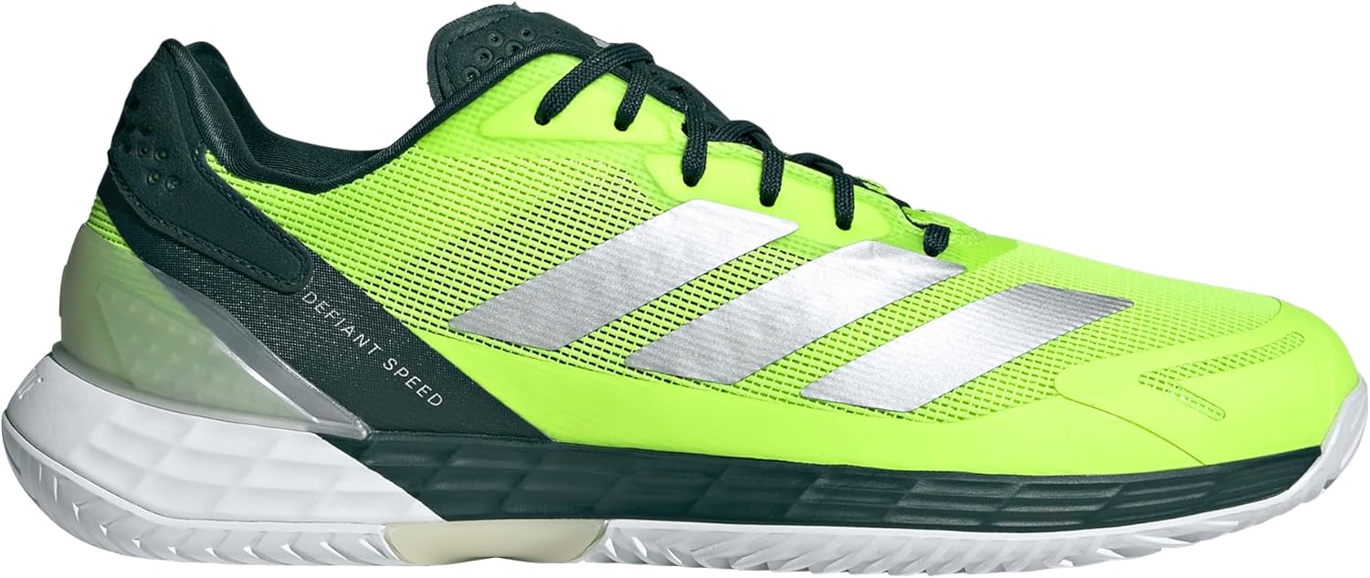 Мужские кроссовки Adidas Defiant Speed 2, Lucid Lemon/Silver Metallic/Aurora Ivy — фото 2