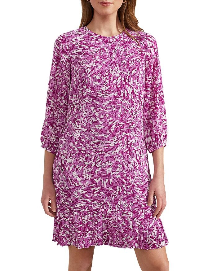 

HOBBS LONDON Платье прямого кроя с принтом Liana, фиолетовый