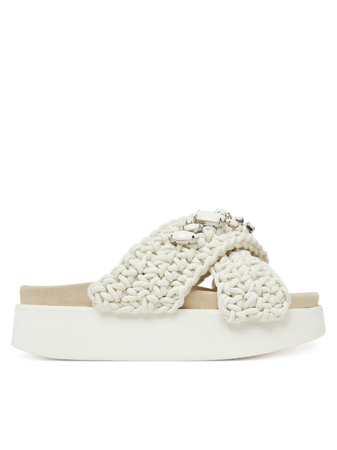 Мюли Woven Stones Platform 70103-106 1100 Inuikii, экрю