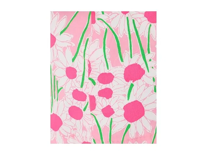 Платье детское с цветочным принтом Mini Delores Lilly Pulitzer Kids, Conch Shell Pink Sunny Daisies — фото 3