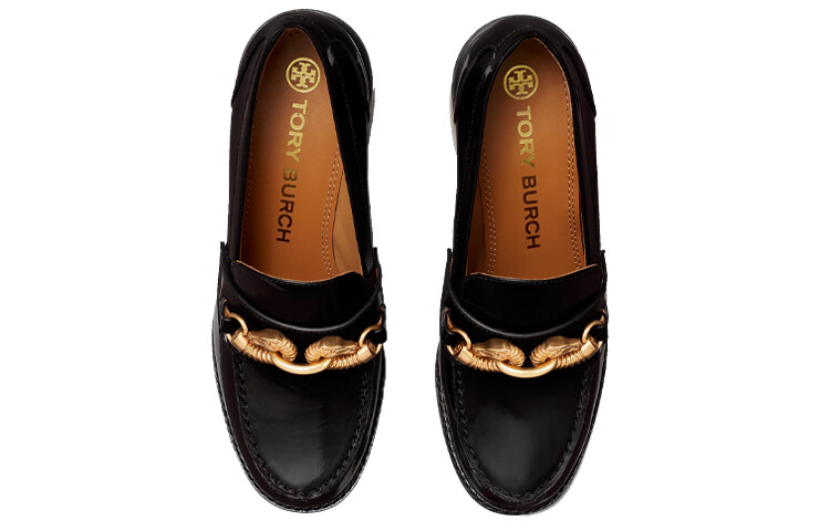Туфли на высоком каблуке женские черные Tory Burch — фото 4