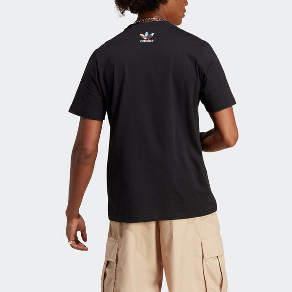 Футболка adidas originals Graphics off the Grid T-shirt 'Black', черный — фото 4