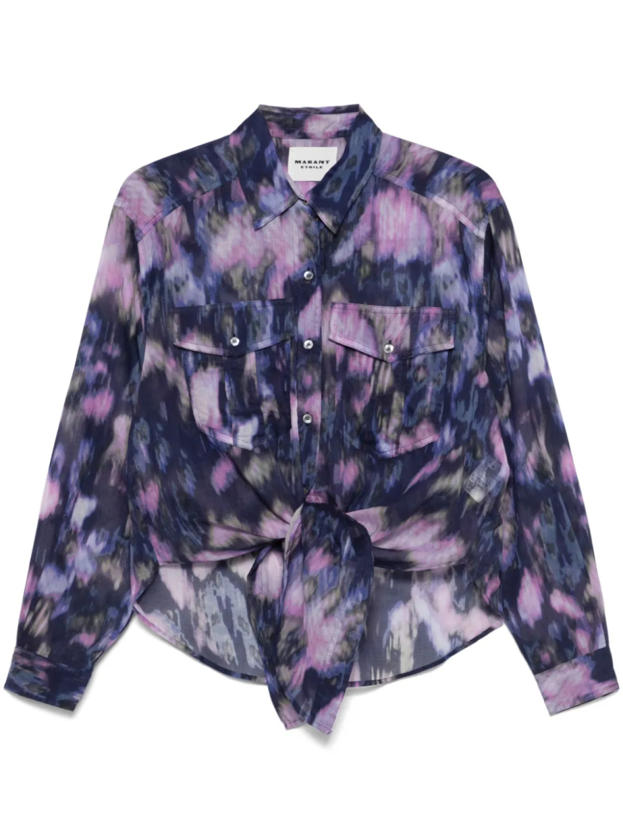 

Рубашка Натха MARANT ÉTOILE, фиолетовый