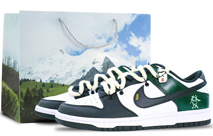 

Кроссовки Nike Dunk Skateboarding Shoes Unisex Low-top Green, черный