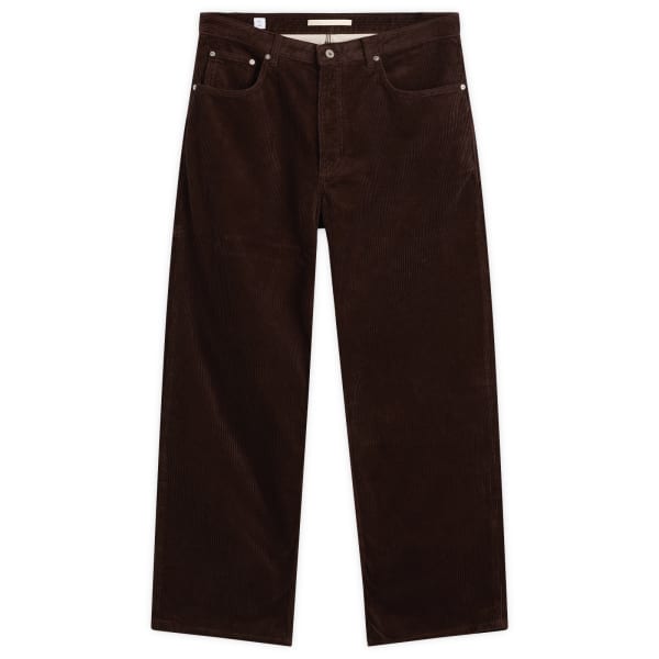 

Вельвет Mogens свободного кроя с пятью карманами и широким рубчиком Norse Projects, Espresso