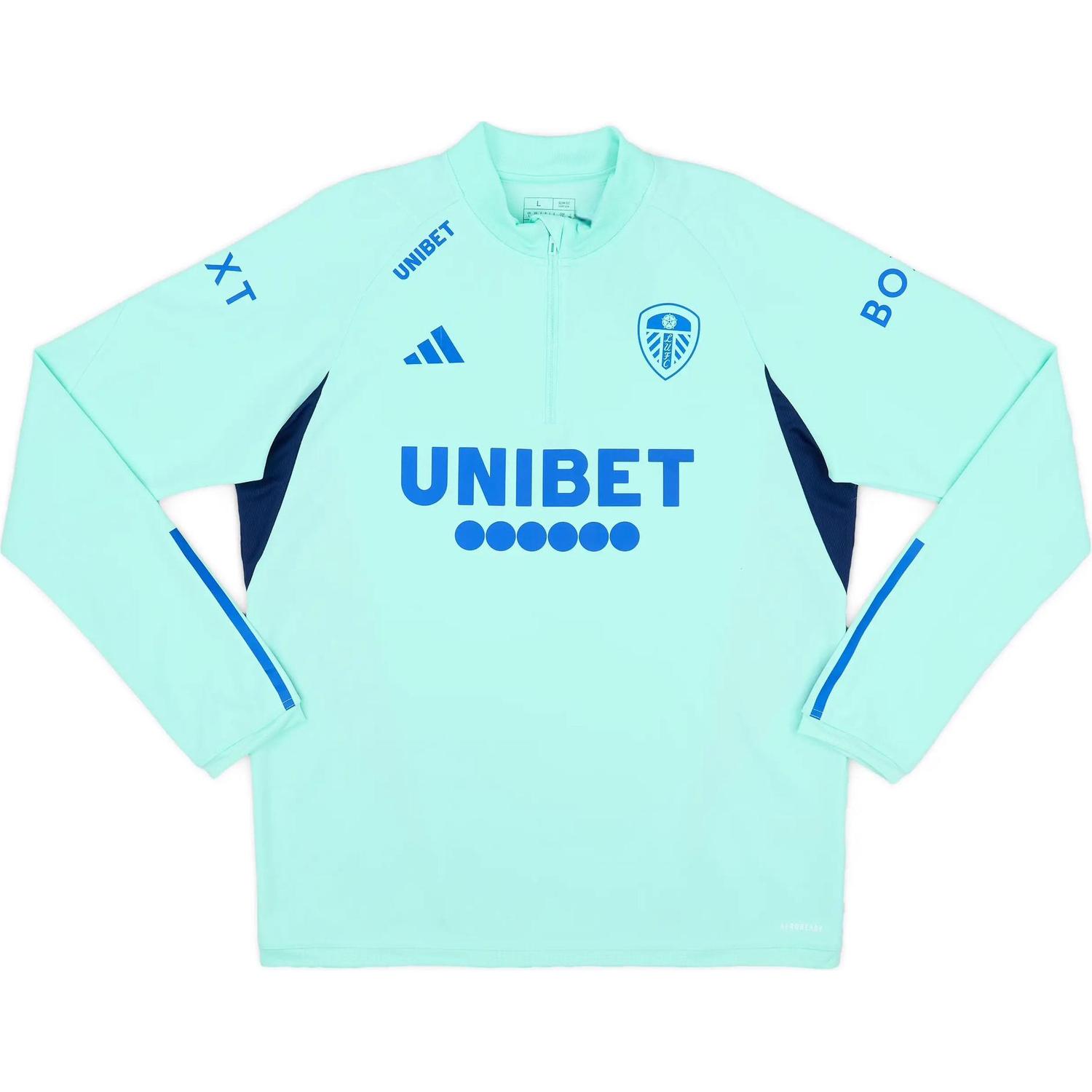 

Футболка 2023-24 Leeds United Player Issue Soccer Jerseys Unisex Teal Adidas, Teal