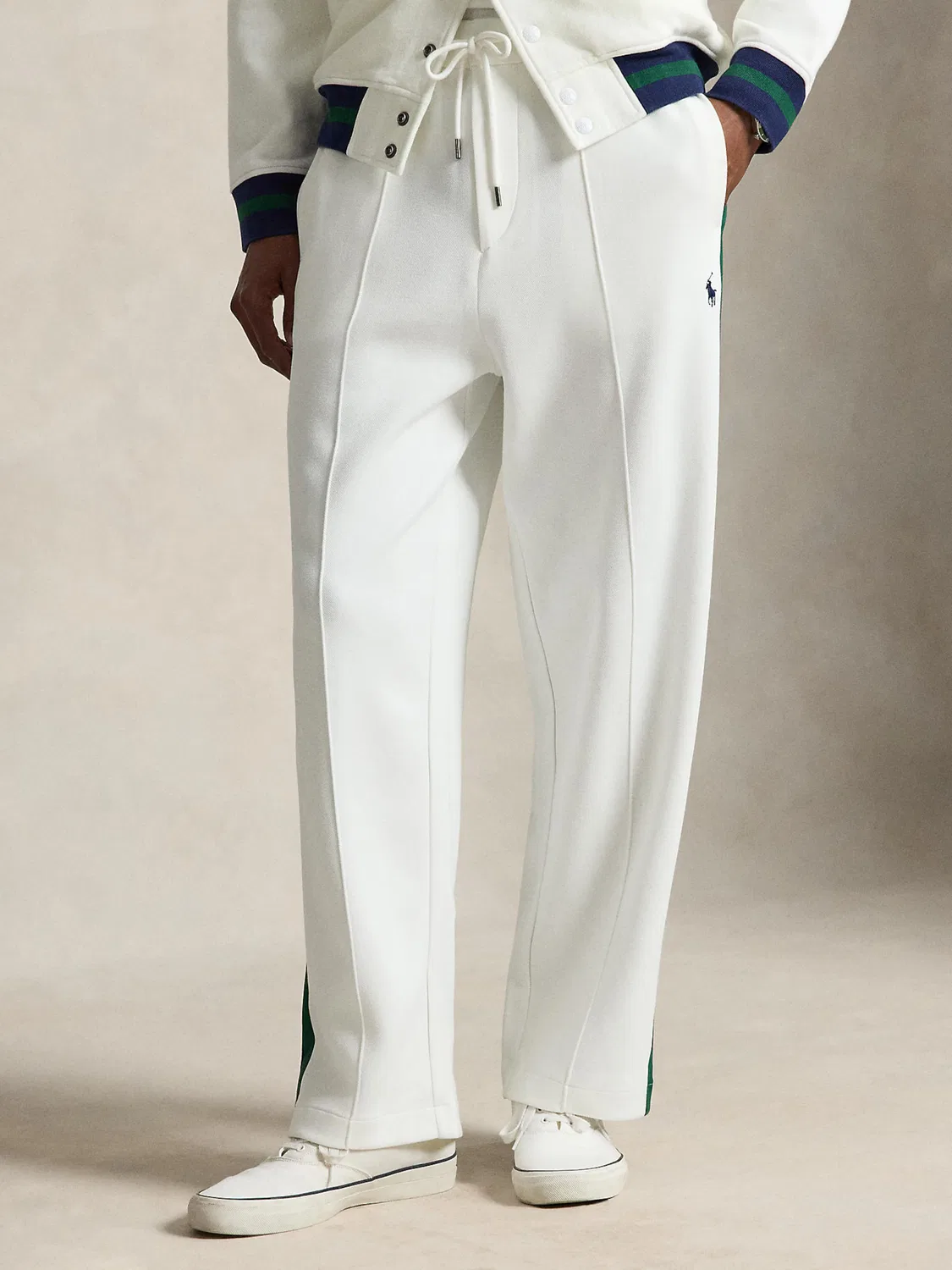 Брюки свободного кроя Polo Ralph Lauren, White — фото 3