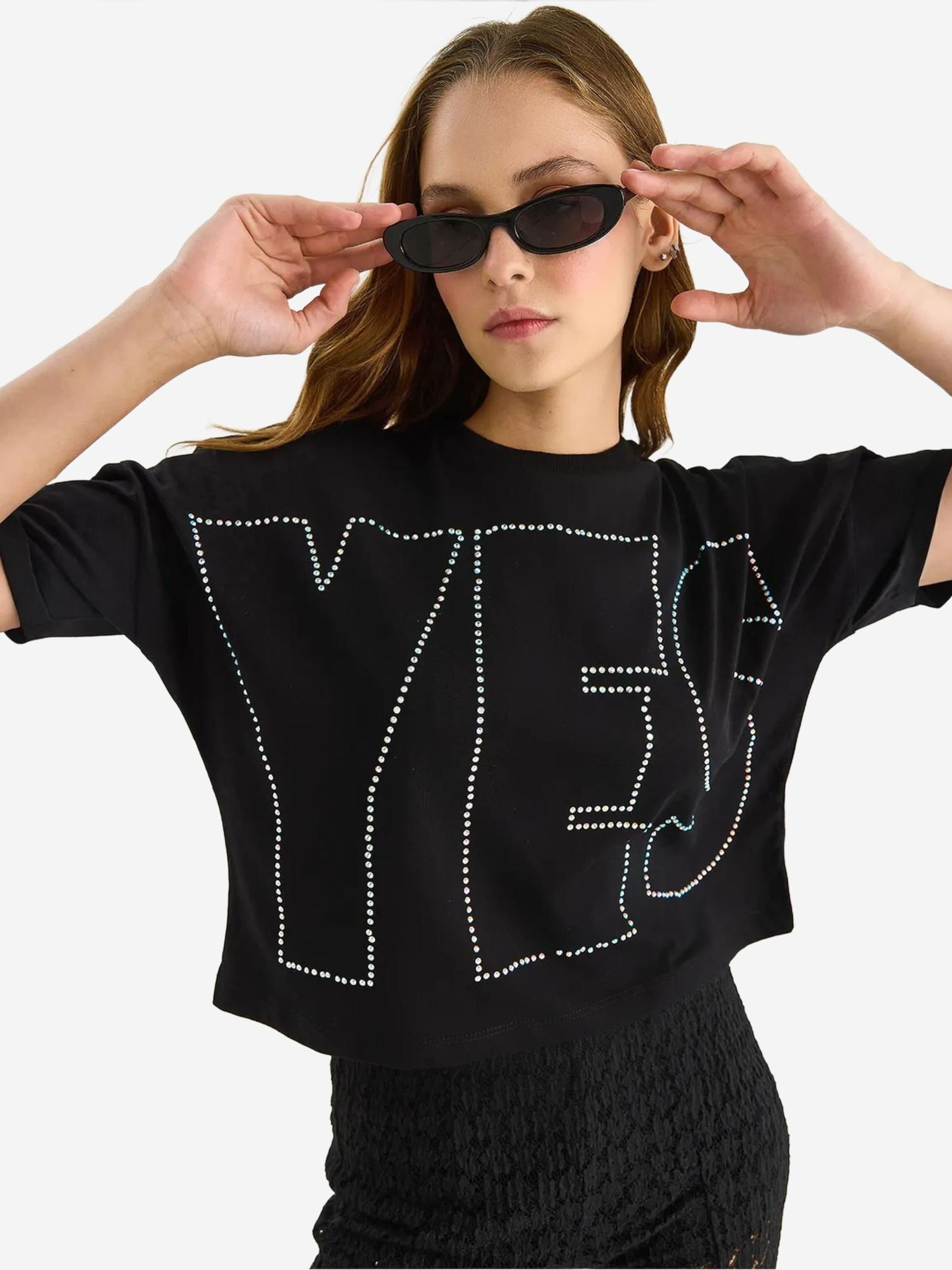 

Bianco Lucci Футболка в черном цвете