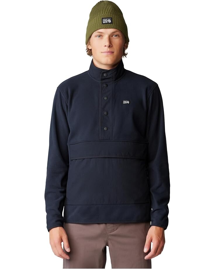 

Свитер Mountain Hardwear Microchill Snap Pullover, черный
