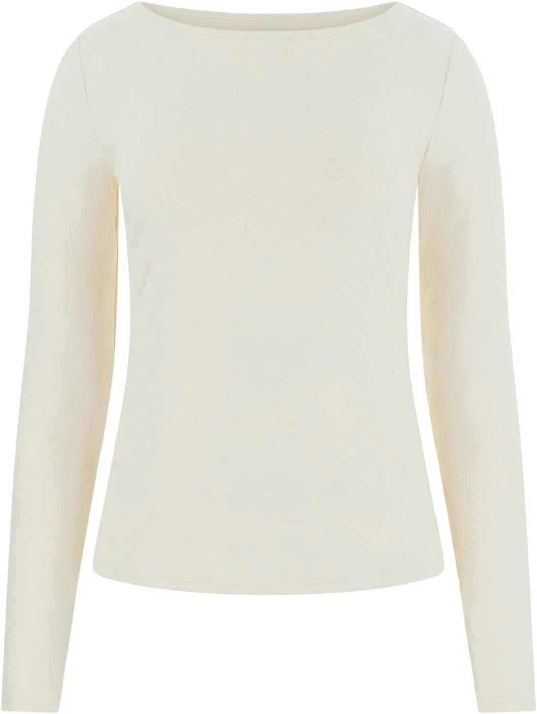 

Женский топ Guess с длинным рукавом и вырезом на спине Nadene, Dove White