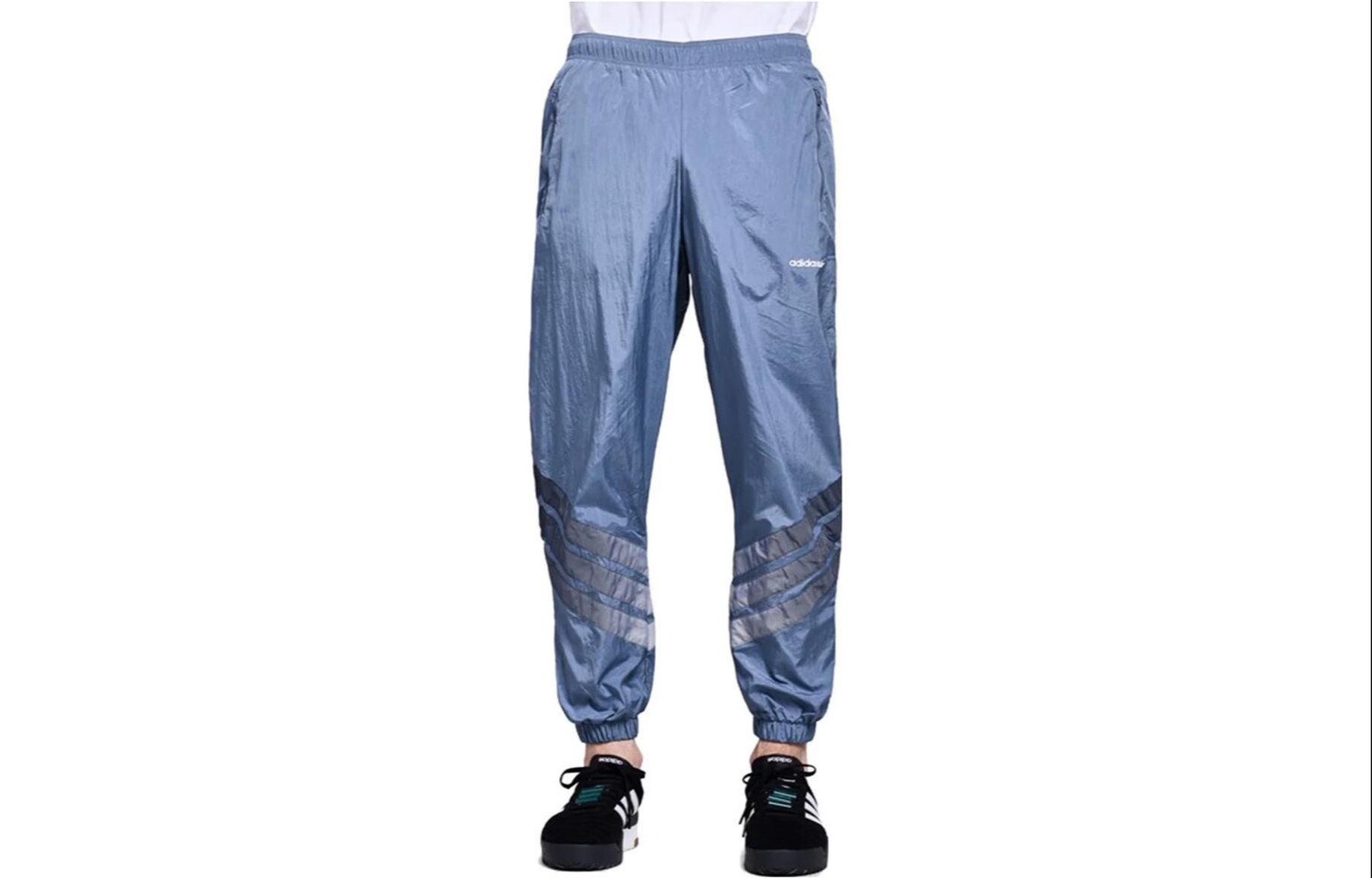 

Трикотажные спортивные штаны мужские синие Adidas, синий