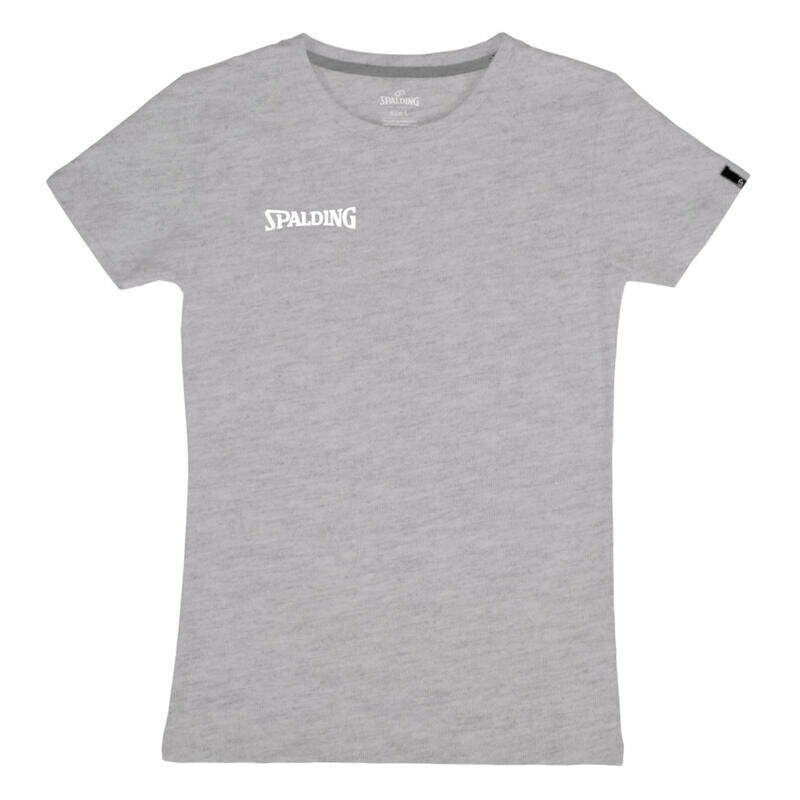 

Женская футболка Basketball Essential Tee СВЕТЛО-СЕРАЯ SPALDING, цвет grau