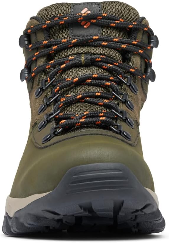 Columbia мужские треккинговые ботинки Newton Ridge Plus II Waterproof, Deep Olive/Desert Sun — фото 3