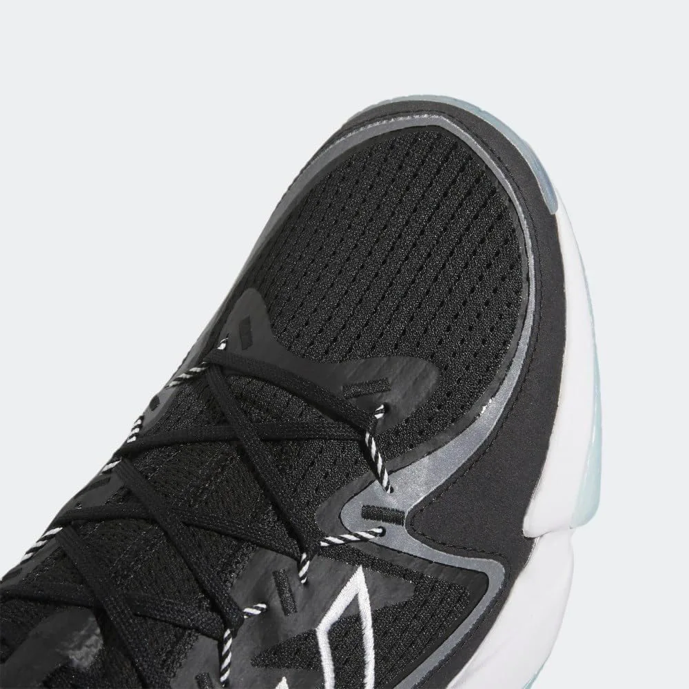 Мужские кроссовки Adidas Mahomes 1 Impact FLX с шнуровкой для повседневной носки - черные, черный/белый/серый — фото 4
