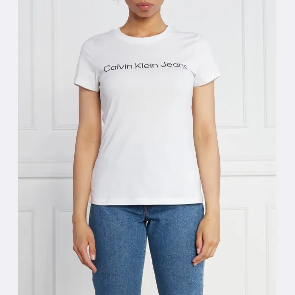 

Облегающая футболка Calvin Klein, белый