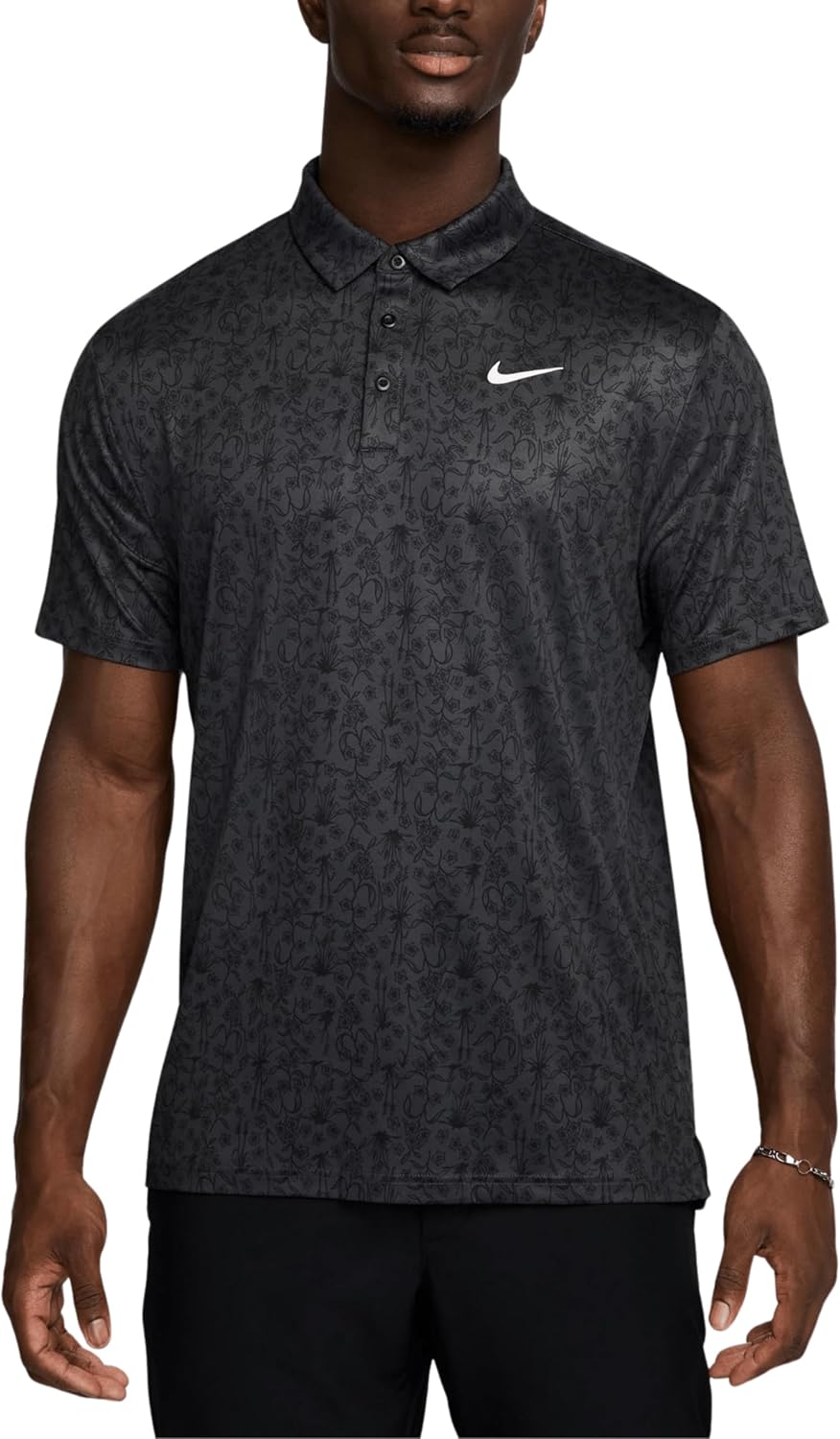 

Футболка-поло для гольфа Nike Dri-FIT Tour POA Print - легкая, полностью закрывающая футболка-поло с узором, Anthracite | White, Белый, Футболка-поло для гольфа Nike Dri-FIT Tour POA Print - легкая, полностью закрывающая футболка-поло с узором, Anthracite