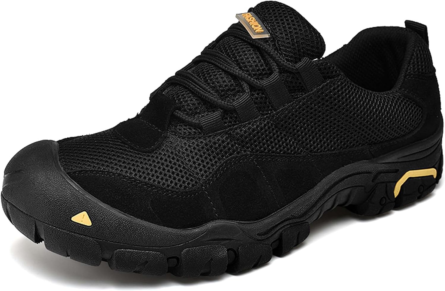 

Мужские походные кроссовки с противоскользящей подошвой для улицы, трейлового бега, скалолазания, с сеткой для дыхания, повседневные и прогулочные кроссовки, с поддержкой свода стопы, ботинки до щиколотки Generic, черный