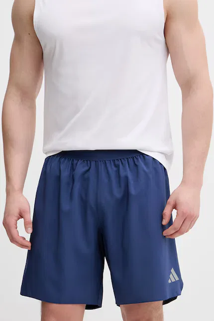 Шорты спортивные 2в1 Adidas Performance, синий