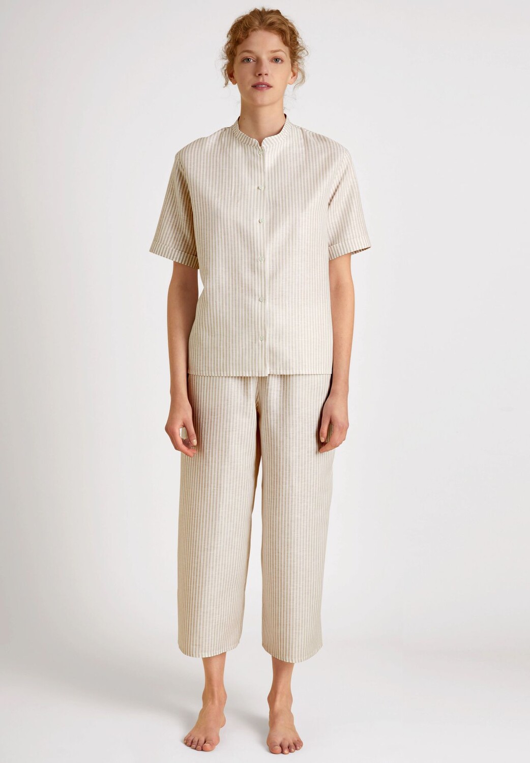 

Льняная пижама Linen Nights Capri для женщин CALIDA, цвет Etherea Taupe