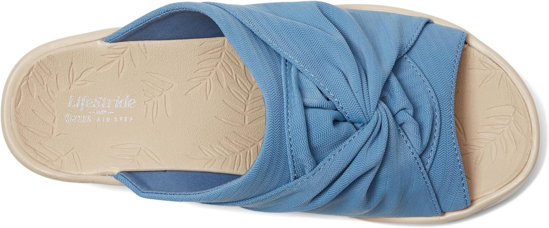 Сандалии LifeStride Smile 3 Slides, цвет Elemental Blue Stretch Fabric — фото 2