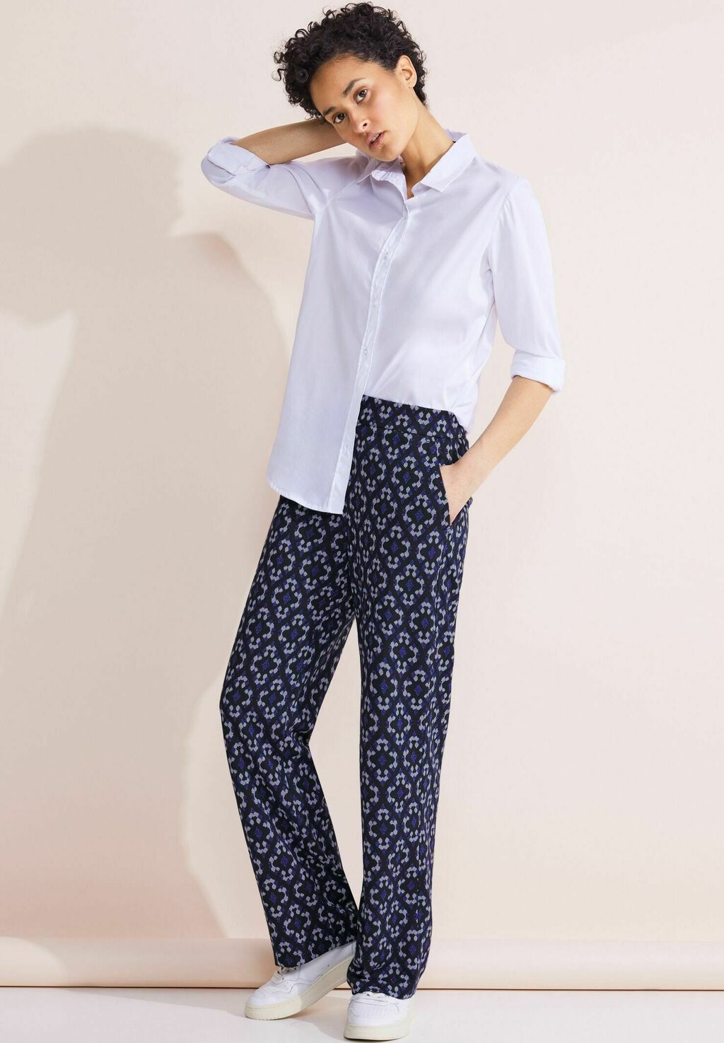 

Тканевые брюки CASUAL FIT Street One, темно-синий