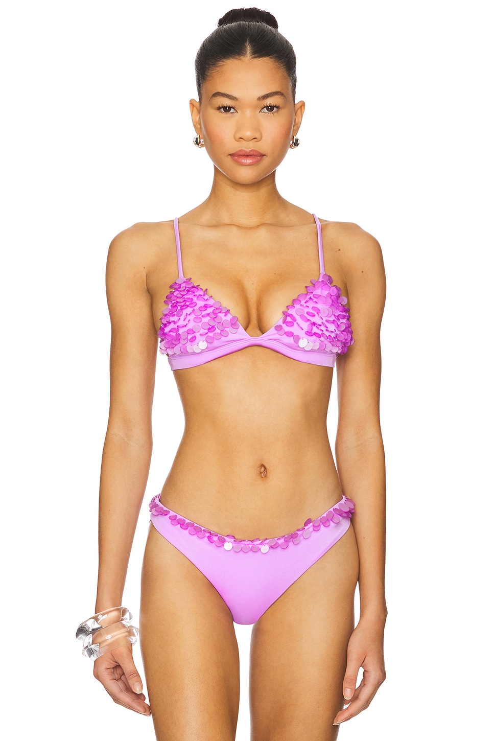 

Топ бикини Lisa Agua Bendita, purple