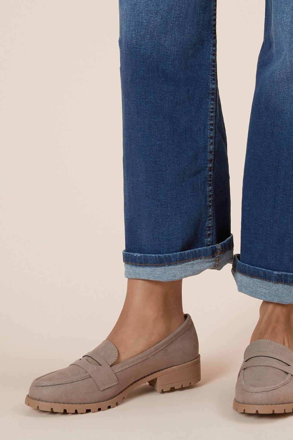 Лоферы Dorothy Perkins Leoni, серо-коричневый — фото 3