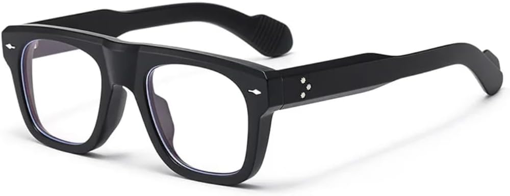 

Популярные модные женские солнцезащитные очки в стиле ретро с прозрачными линзами цвета океана, защита от УФ-излучения UV400, леопардовый принт, мужские очки с заклепками, панк-стиль UUPTTPL, Black Clear