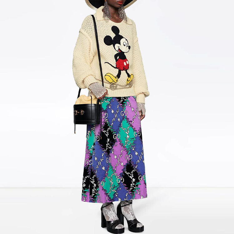 Свитер женский Disney x Gucci, слоновая кость — фото 4