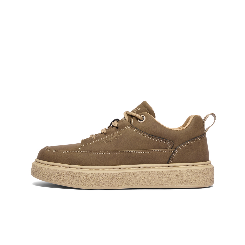 

BELLE Мужские низкие скейтерские кеды цвета хаки, цвет Khaki