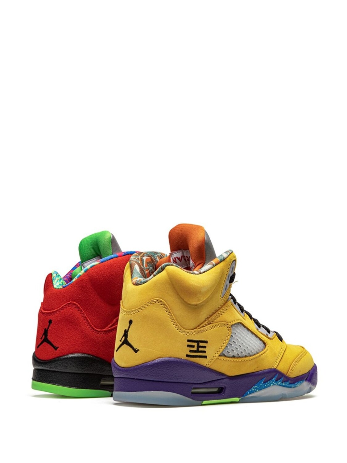 Кроссовки Air Jordan 5 Retro What The Jordan Kids, оранжевый — фото 3
