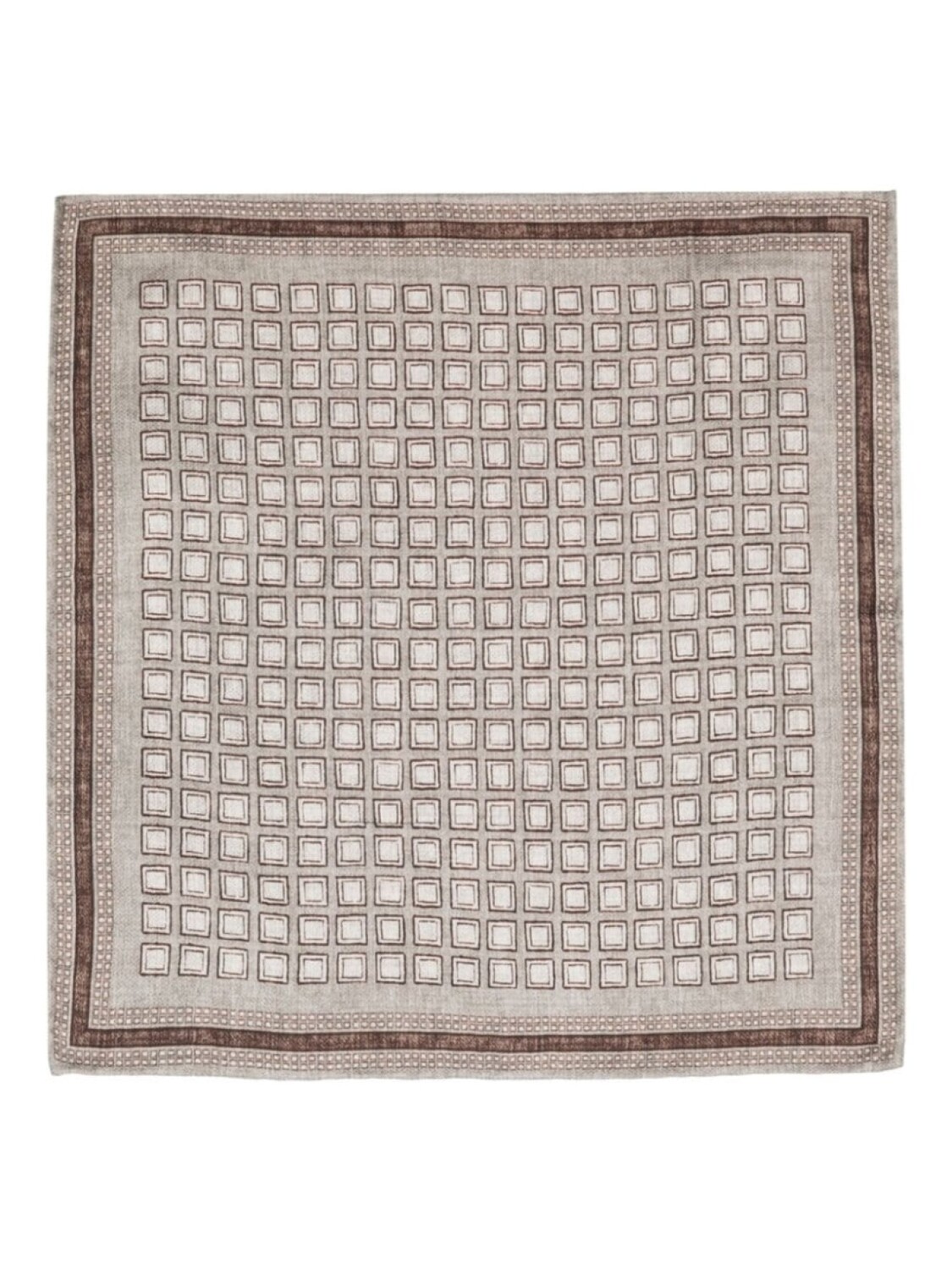 

Brunello Cucinelli шелковый нагрудный платок, коричневый