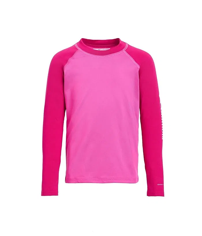 Футболка с длинным рукавом Sandy Shores Columbia Kids, Pink Ice/Guava Pink