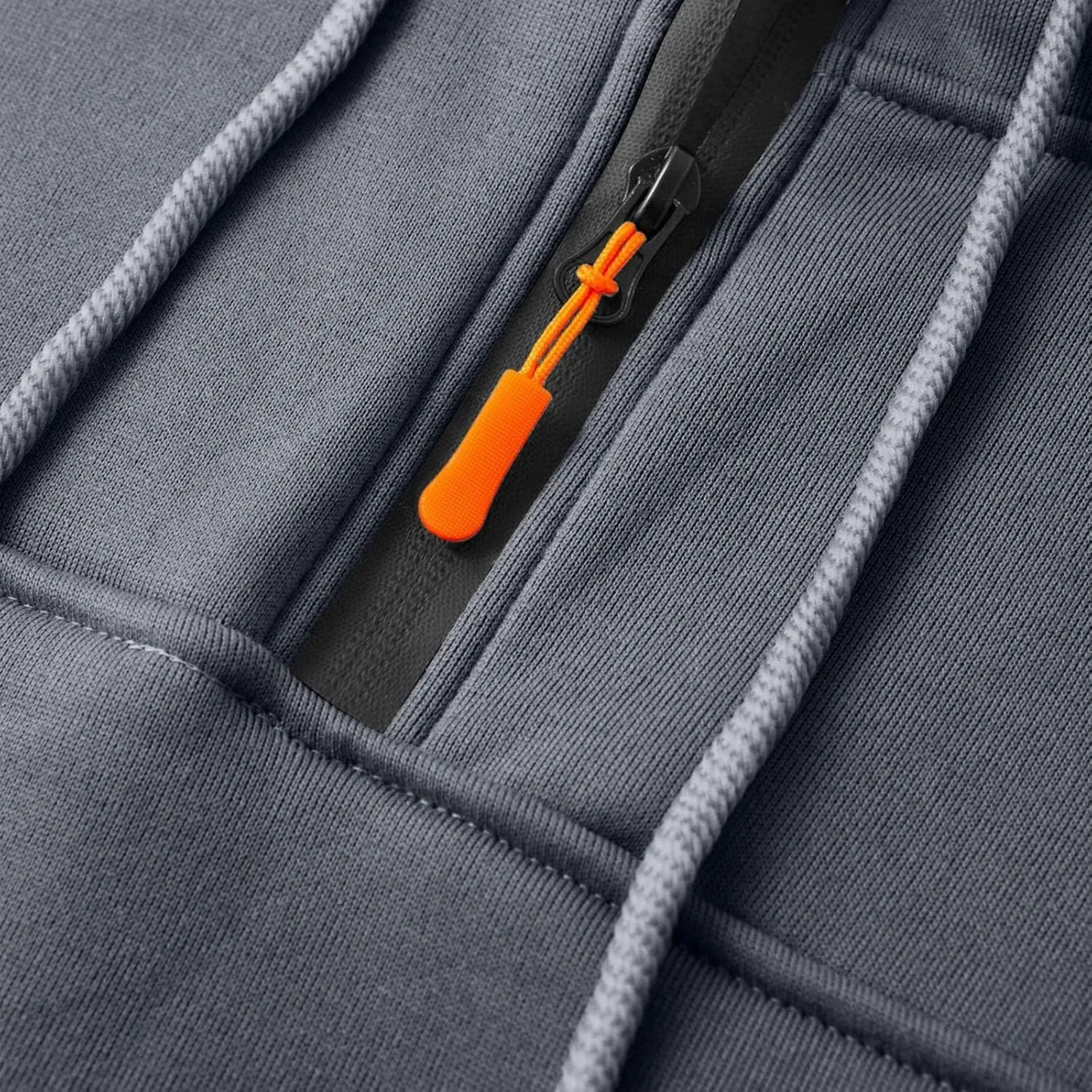 Толстовка quarter zip для мужчин training tactical с капюшоном и флисовой подкладкой — фото 4