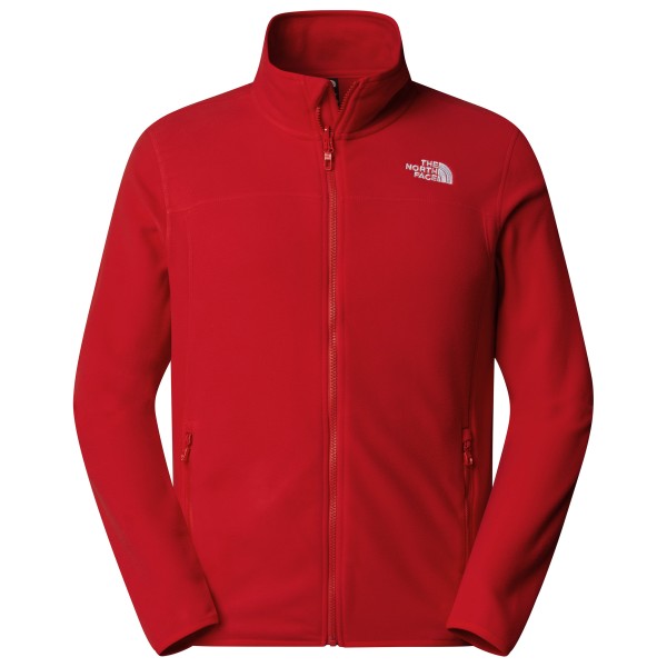 

100 Glacier флисовая куртка с застежкой-молнией The North Face, красный