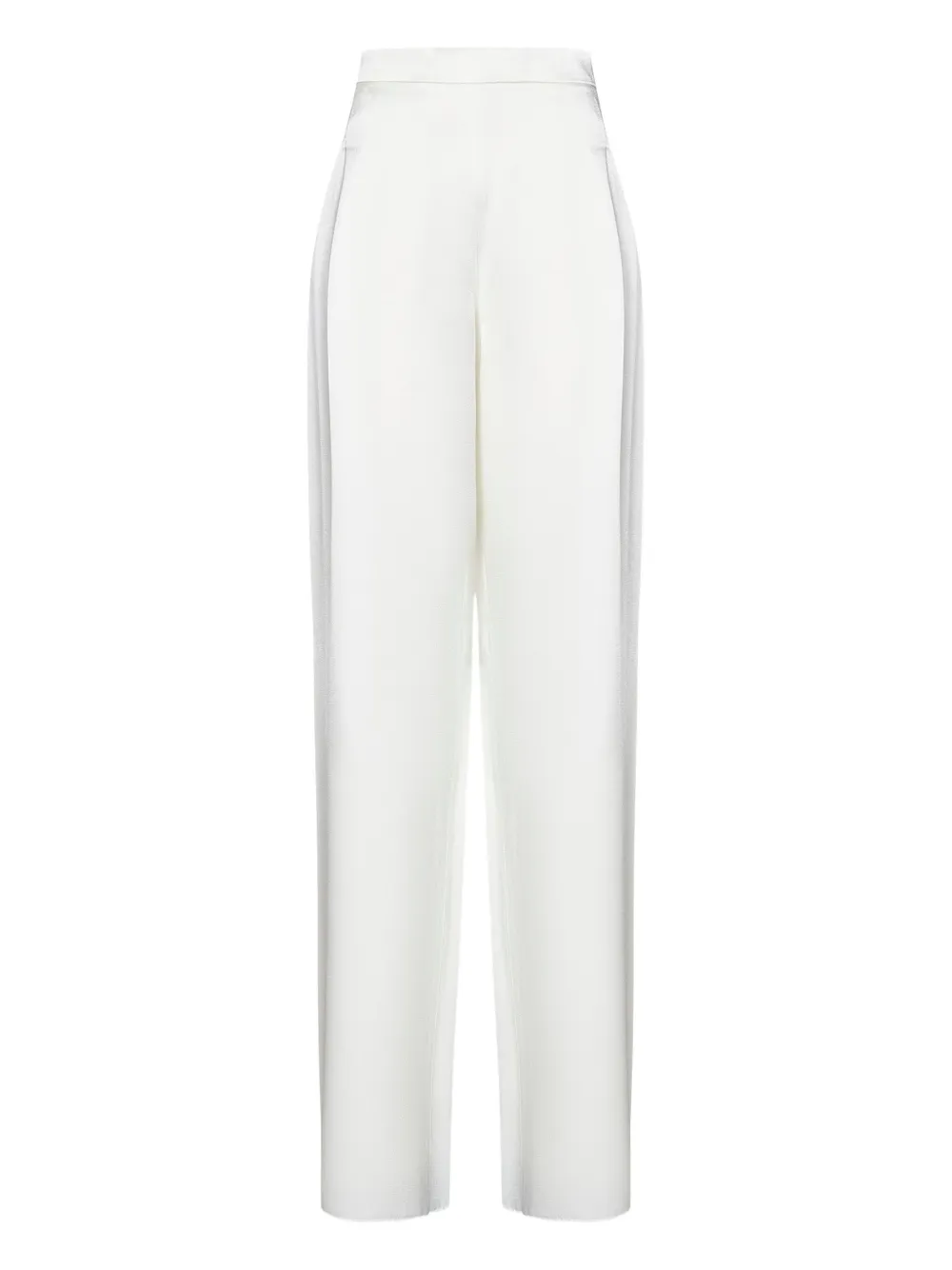 

Брюки с завышенной талией MAX MARA, белый