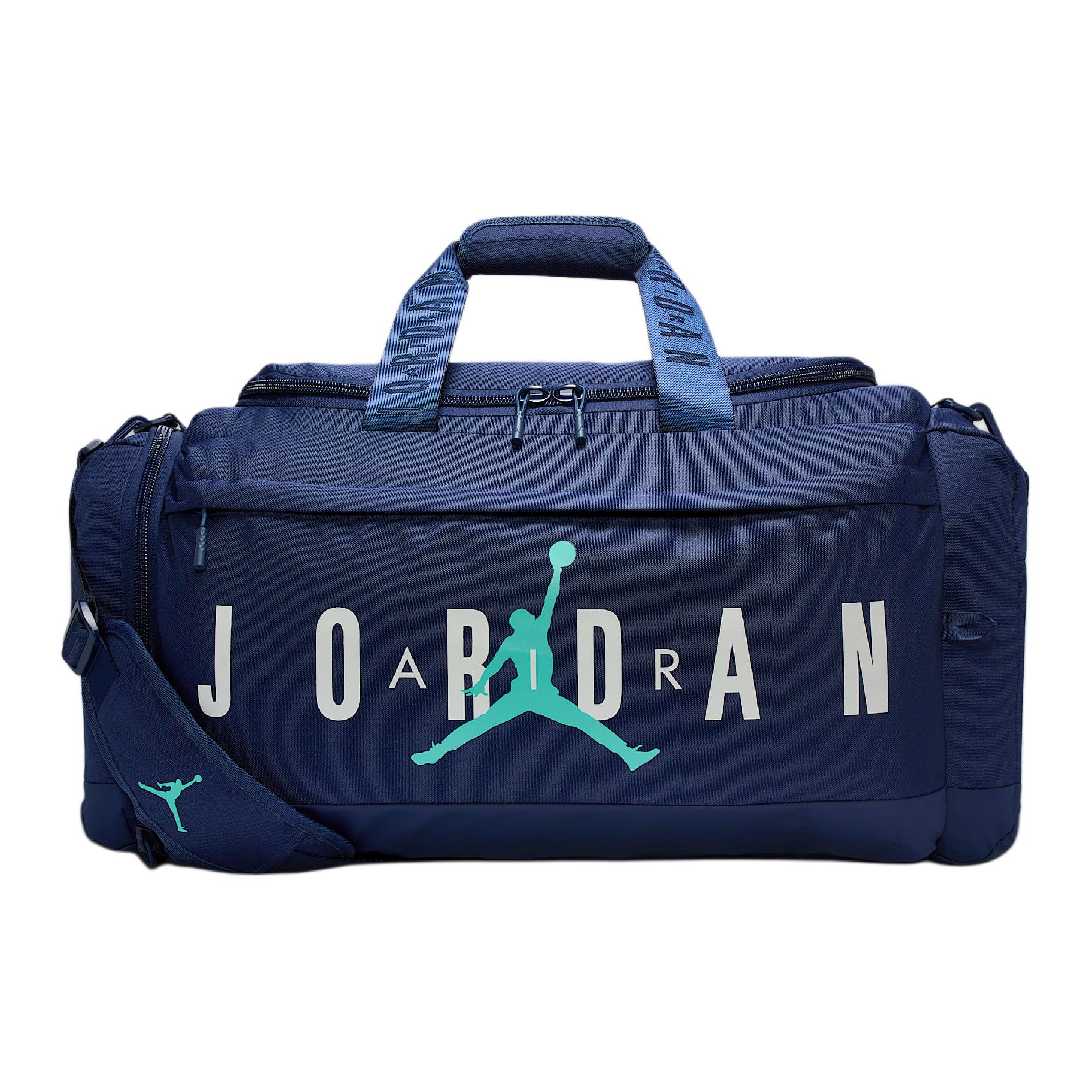 

Jordan Полиэстеровая дорожная сумка 55 литров унисекс темно-морской синий, Midnight Marine Blue