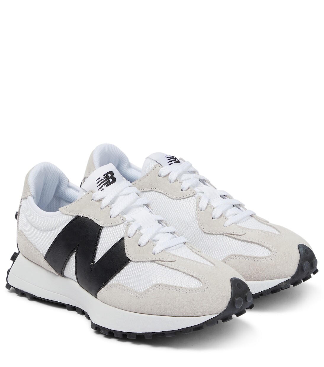 Кроссовки 327 с замшевой отделкой New Balance, белый