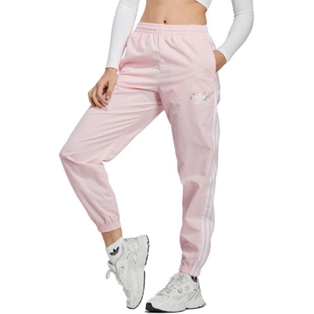 Трикотажные спортивные штаны Cherry Blossom Limited Series женские розовые Adidas Originals — фото 4