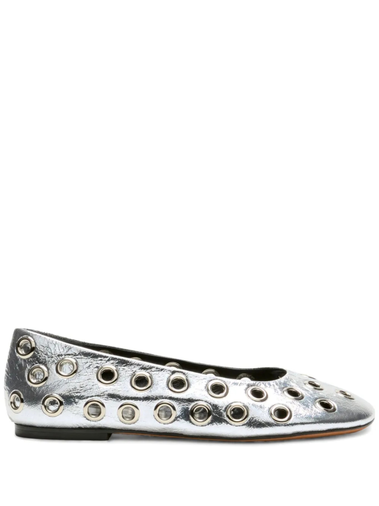 Proenza Schouler балетки Glove Grommet, серый