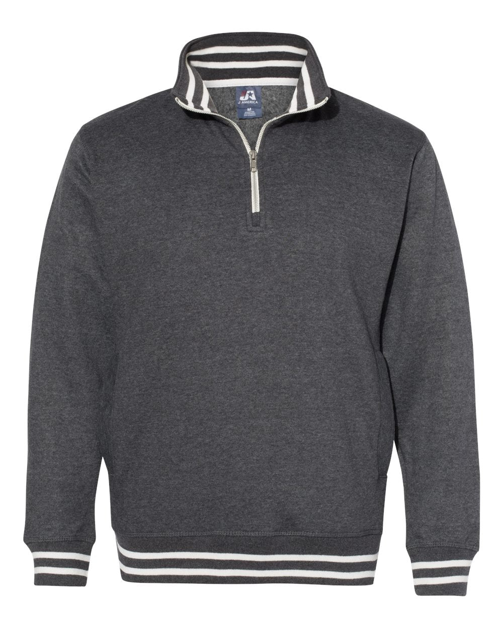 

Мужская толстовка Relay Quarter-Zip J. America, черный
