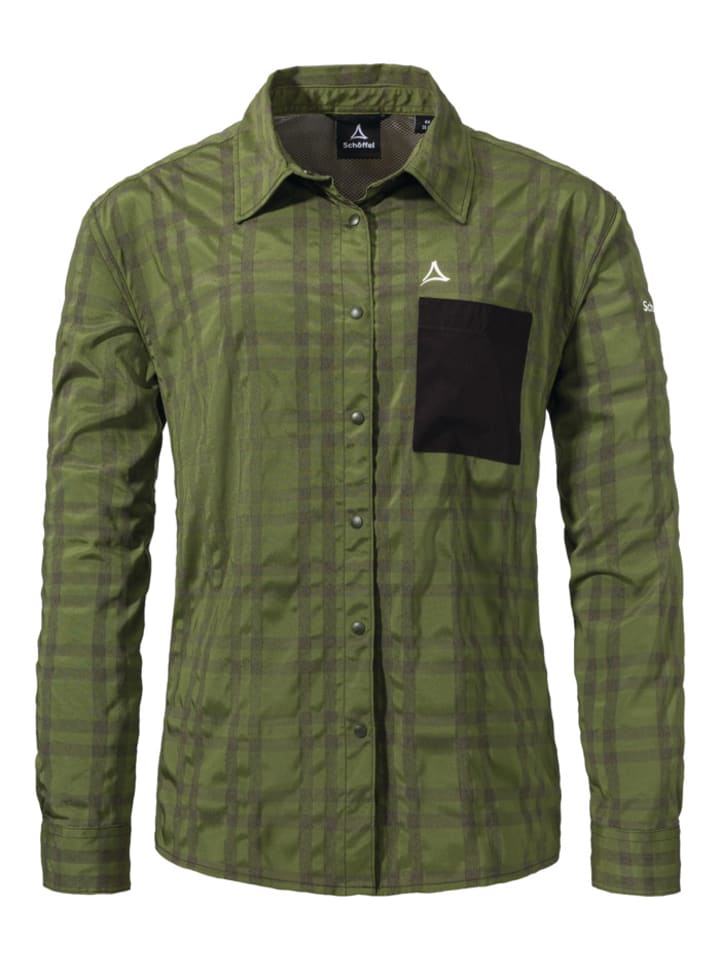 

Блузка Blouse Style Jalpuh WMS бальзамово-зеленого цвета Schöffel