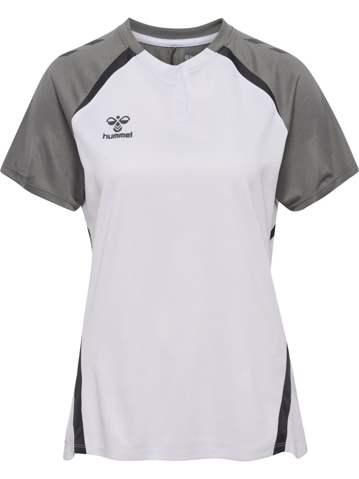 

Футболка поло Hummel, цвет white/steel gray