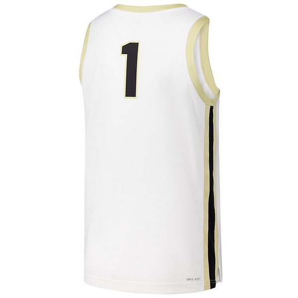 Мужская баскетбольная майка Purdue Boilermakers #1 белая Nike — фото 4