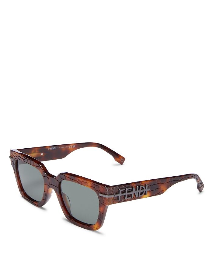 

Солнцезащитные очки Fendigraphy прямоугольной формы, 51 мм Fendi